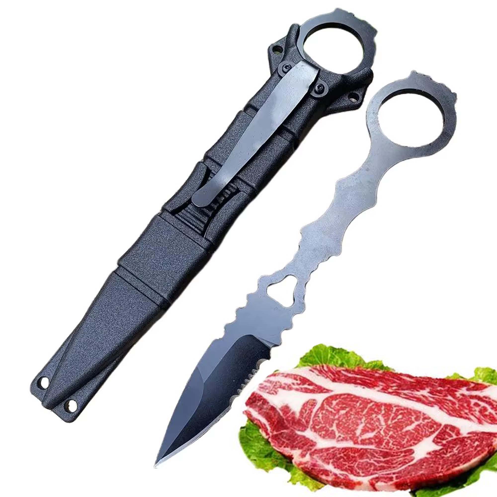 Bushcraft Knife Fixed - Taşınabilir dış mekan bıçağı, vahşi doğa