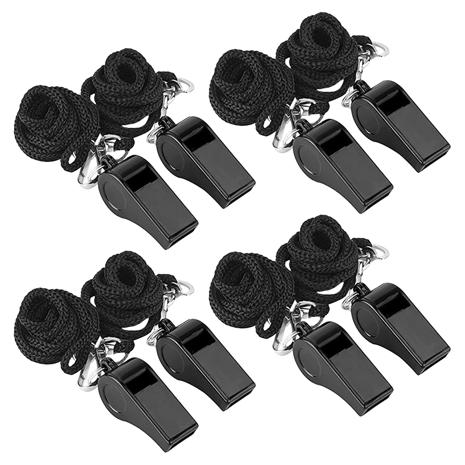 Emergency Whistle Loud - 8 Adet Metal Taşınabilir Hayatta Kalma