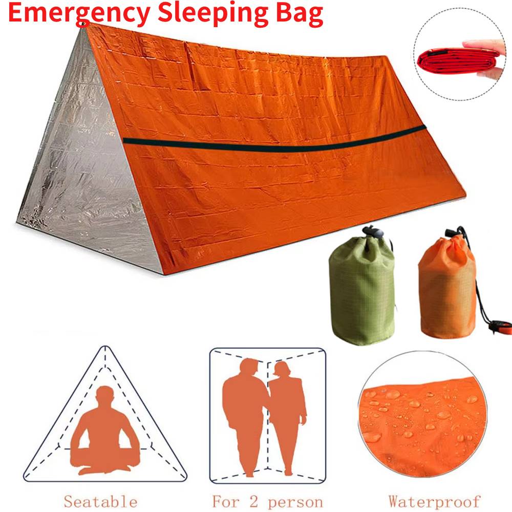 Bivy Bag Emergency - Taşınabilir Su Geçirmez Acil Hayatta Kalma