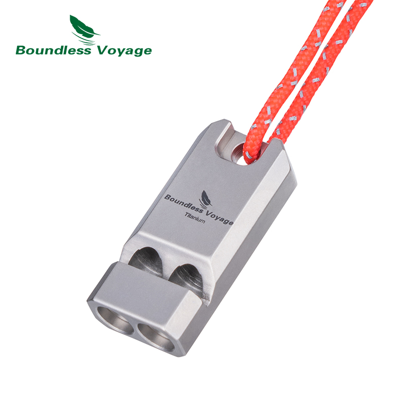 Emergency Whistle Loud - Sınırsız Voyage titanyum düdük Ultralight titanyum