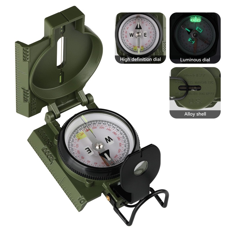 Askeri Sınıf Pusula, Yürüyüş İ - Compass Lensatic incelemesi ve fiyatı