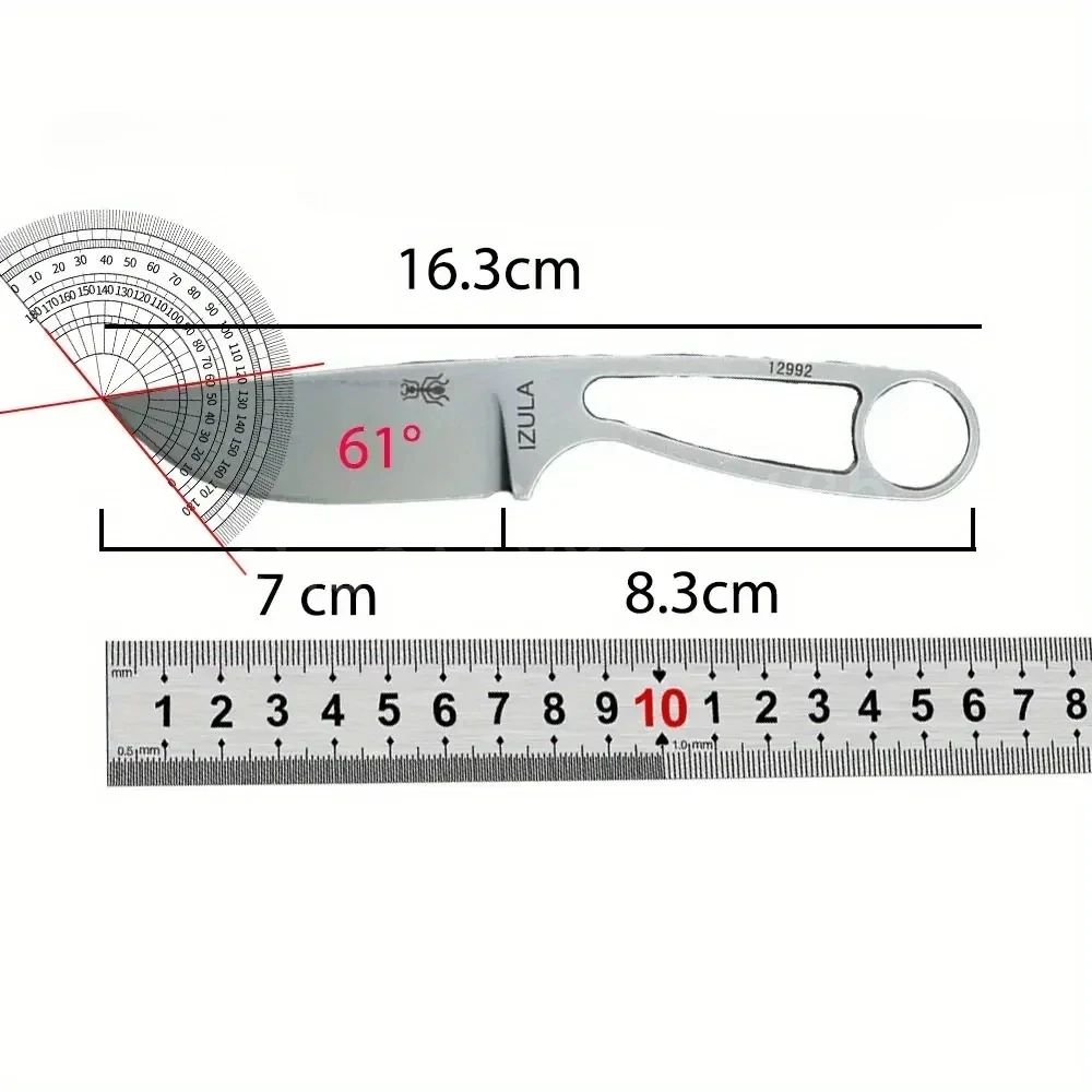 IZULA Yüksek Mukavemetli Düz B - Bushcraft Knife Fixed incelemesi ve fiyatı